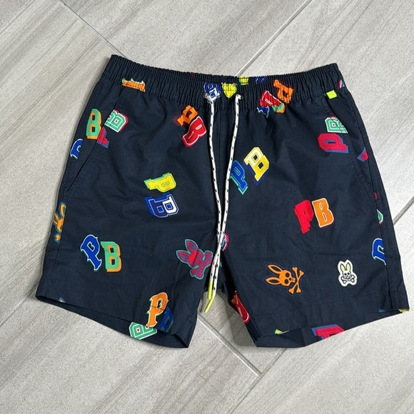 Psycho Bunny Other - Psycho Bunny Multicolor Swim Trunks